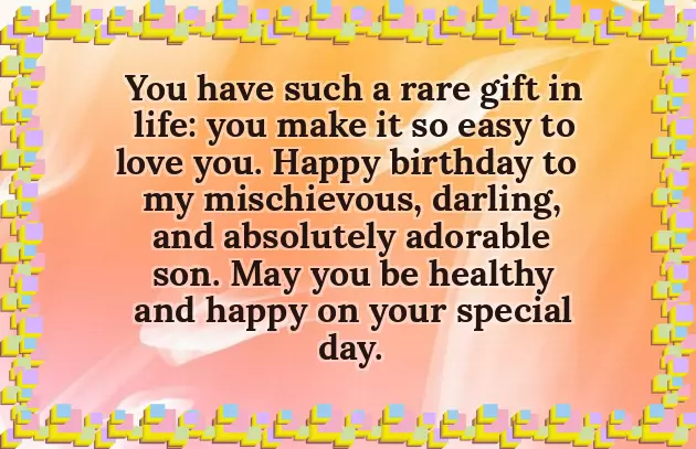 Birthday Wish For My Little Son Birthday Wish For My Little Son