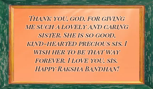 Raksha Bandhan Quotes For Sister