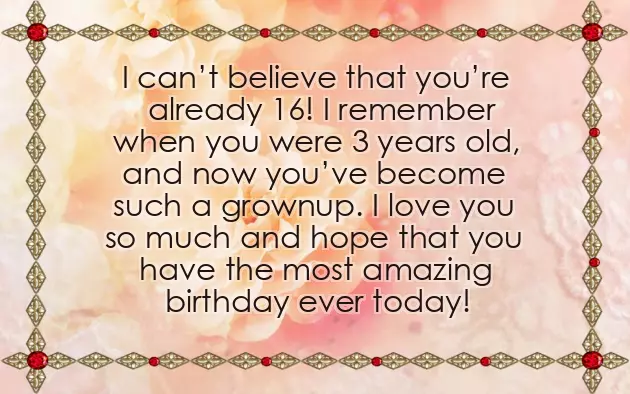 Funny 16Th Birthday Wishes