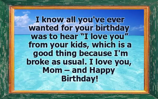 Birthday Blessing For Mom