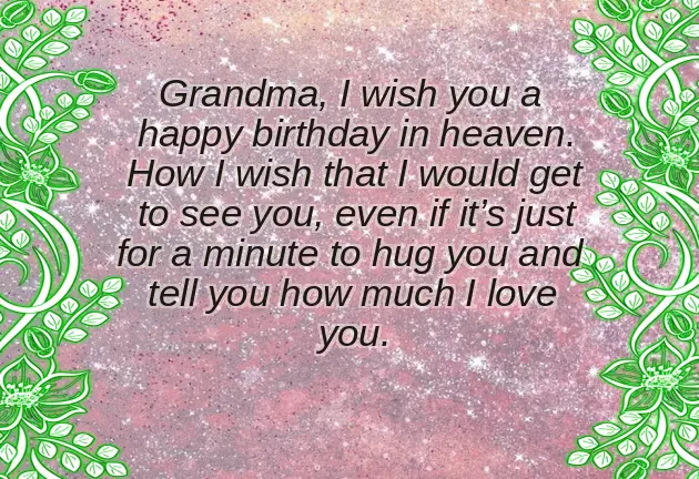 Birthday Wishes For Grandmother Quotes