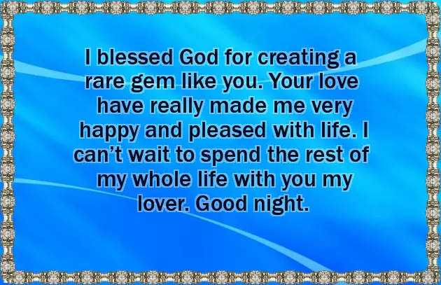 Good Night My Love I Miss You