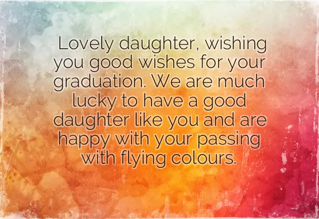 College Graduation Message To Daughter
