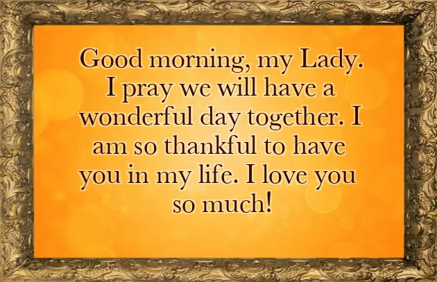 Morning Wishes Prayer