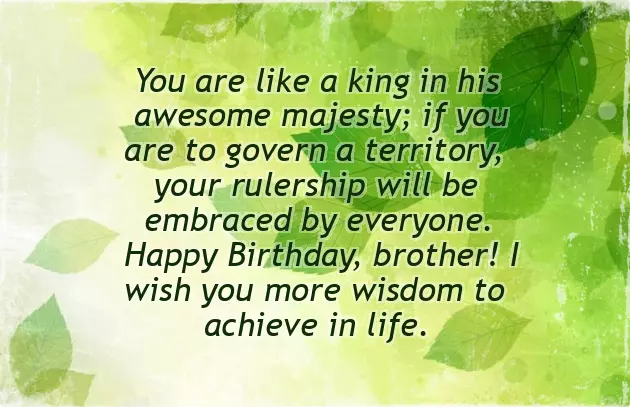 Elder Brother Birthday Wishes Quotes