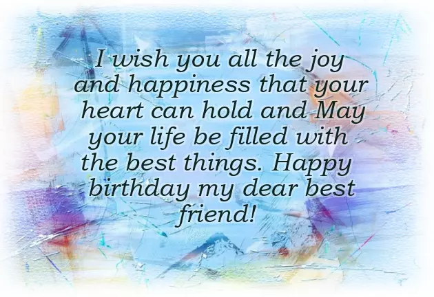 Short Quotes For Best Friend Birthday