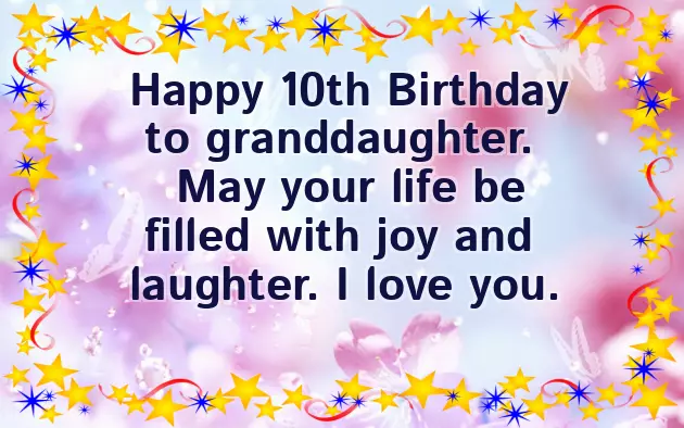 Happy 10Th Birthday Girl Quotes Happy 10Th Birthday Girl Quotes