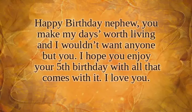 Birthday Wish For 5 Year Old Boy