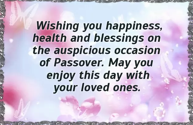 Passover Wishes