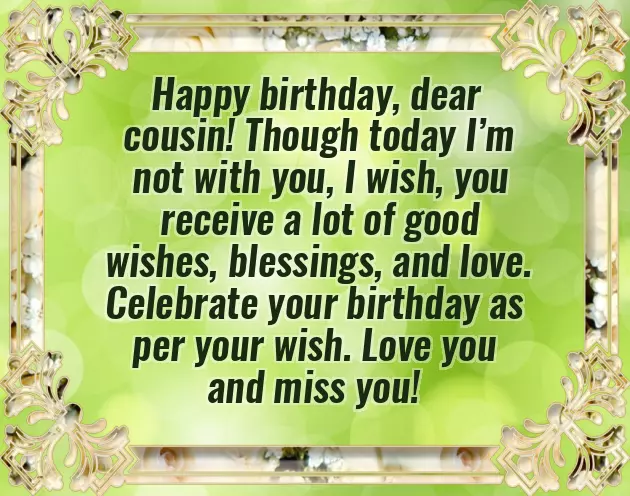 Happy Birthday Man Cousin