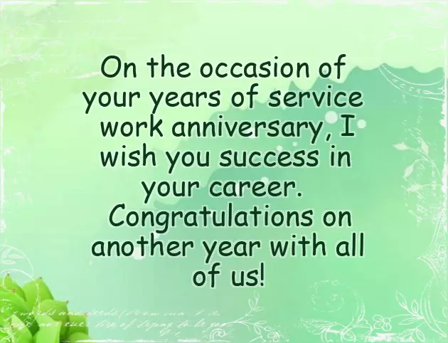 1 Year Work Anniversary 1 Year Work Anniversary