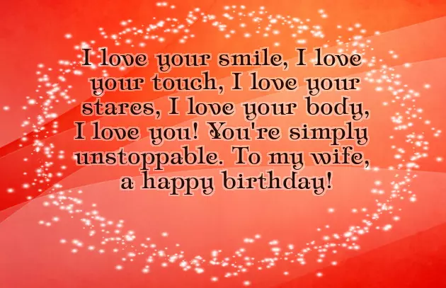 Happy Birthday Words For Wife