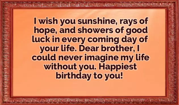 Brother Birthday Wishes Big Brother