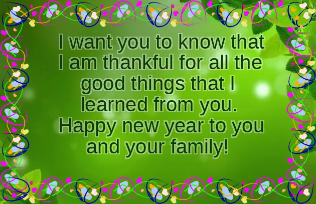 Personal New Year Wishes
