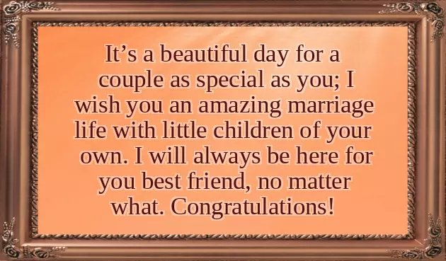 Best Wedding Congratulations Message