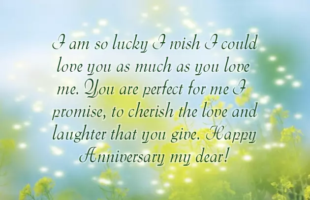 1St Wedding Anniversary Wishes For Wife In English