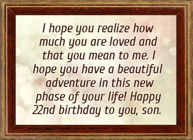Happy 22Nd Birthday To My Son Happy 22Nd Birthday To My Son