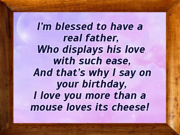 Happy Birthday To My Dad From Daughter