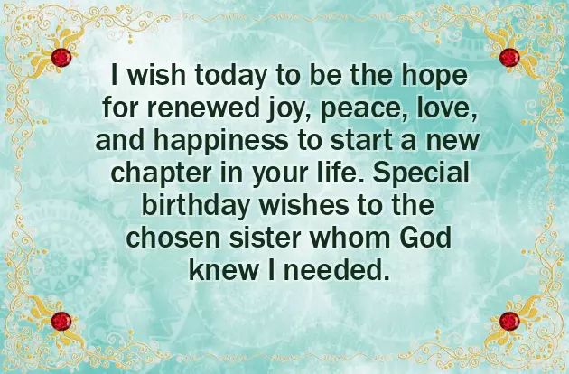 Sister Birthday Line Sister Birthday Line