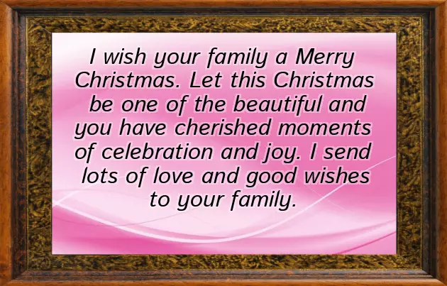 Christmas Greetings For Family And Friends