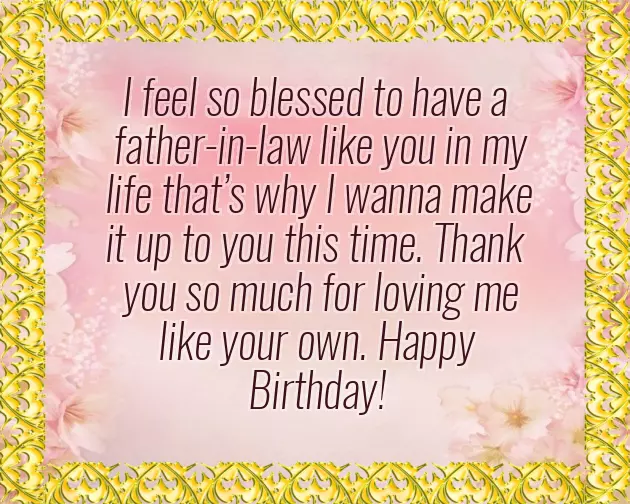Happy Birthday Msg For Father In Law Happy Birthday Msg For Father In Law