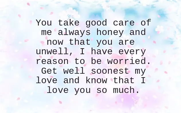 Get Well Soon To My Girlfriend