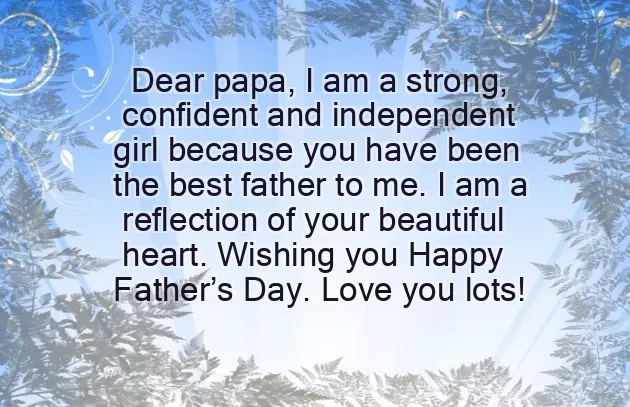 Fathers Day Wishes For Dad From Daughter