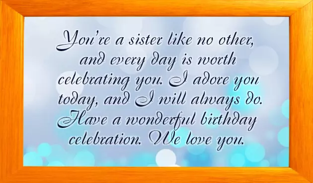 Dear Sister Birthday Wishes For Sister