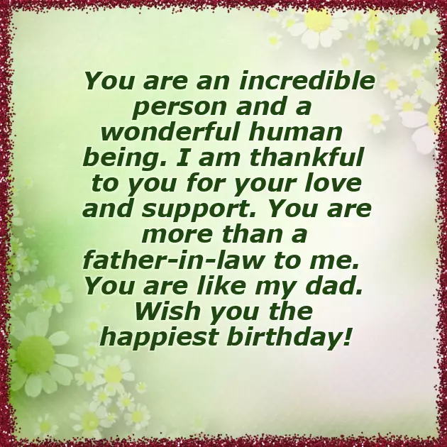 Happy Birthday Father In Law In Heaven