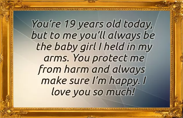 Happy Birthday Wishes For 19 Year Girl