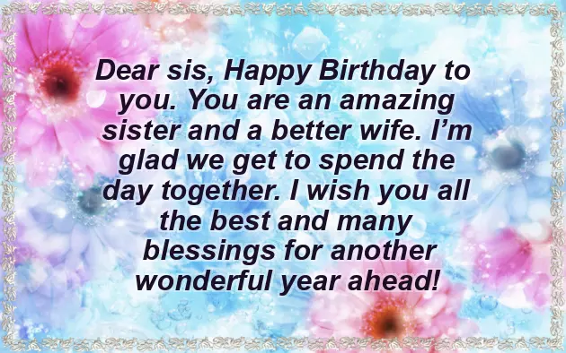 Good Morning Message For Sister In Law