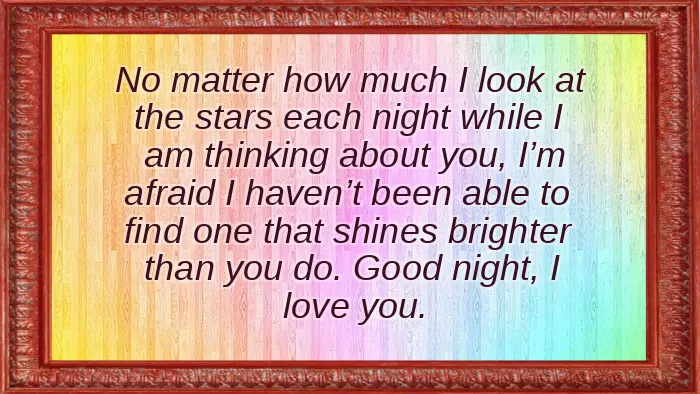 Good Night Loving You For Him