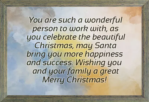 Xmas Message To Colleagues Xmas Message To Colleagues