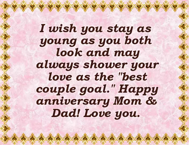 Mom And Dad Anniversary Caption