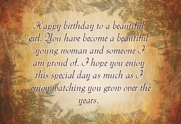 Birthday Wishes For 16 Year Girl