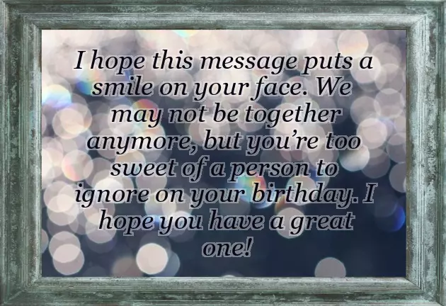 My Ex Girlfriend Wished Me Happy Birthday My Ex Girlfriend Wished Me Happy Birthday
