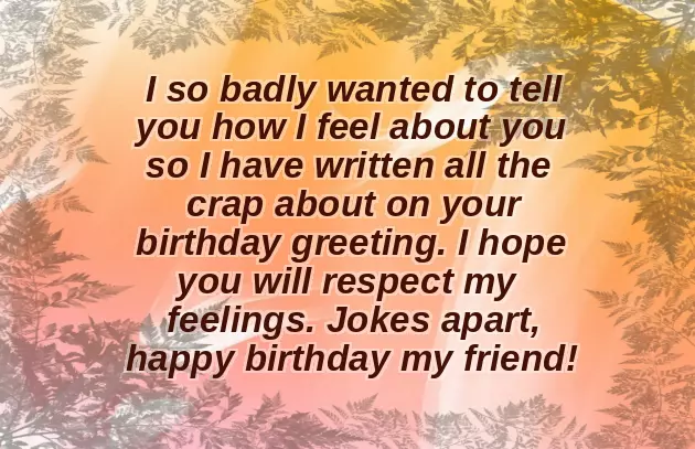 Funny Quotes On Birthday For Best Friend