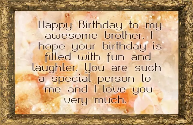 Little Brother Birthday Wishes