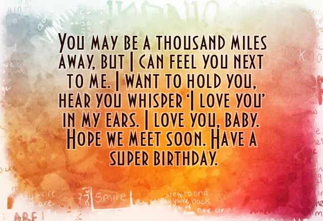 Birthday Wishes For My Boyfriend Long Distance Birthday Wishes For My Boyfriend Long Distance