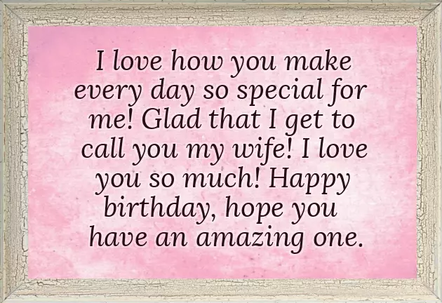 Happy Birthday Wishes For Wife To Be