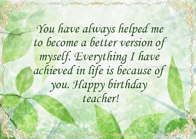 Heart Touching Birthday Wishes For Teacher Heart Touching Birthday Wishes For Teacher