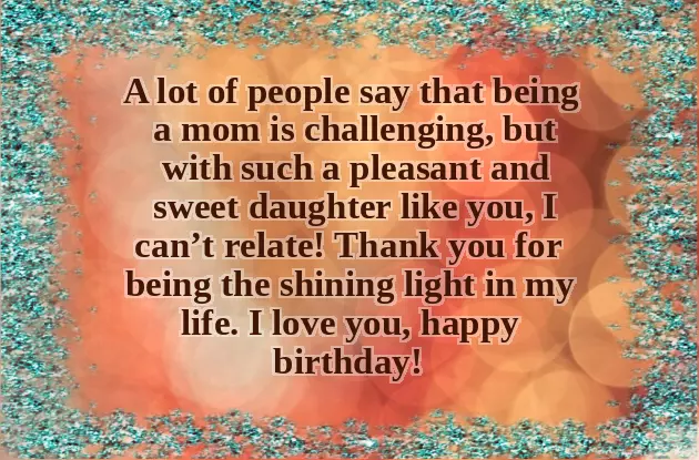 Birthday Wishes For My Sweet Daughter