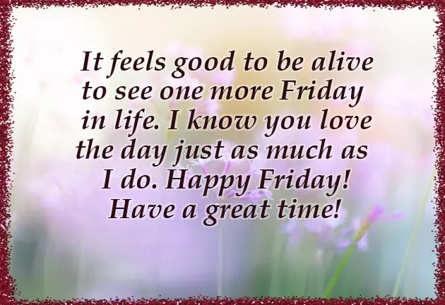 Morning Friday Wishes