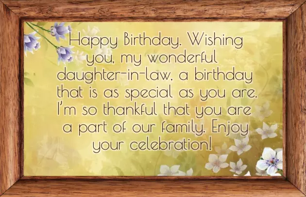 Greetings For Daughter In Law
