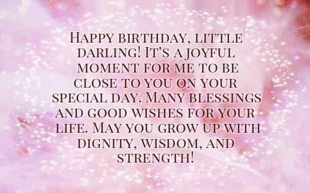 Birthday Wish For A Small Girl