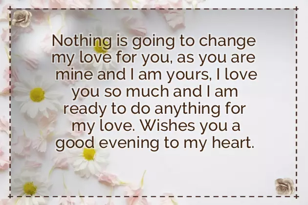 Good Evening Message