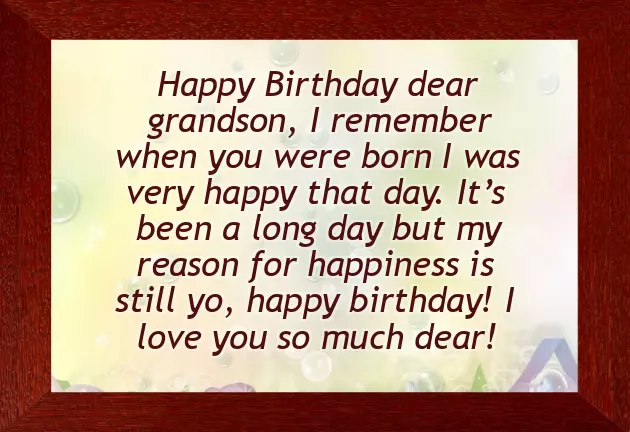 Happy Birthday Greetings To Grandson Happy Birthday Greetings To Grandson