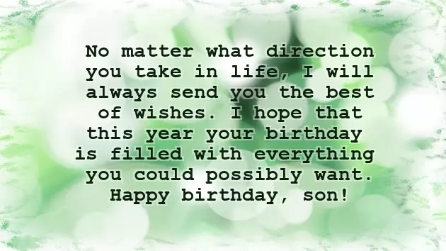 Best Birthday Wishes For My Lovely Son