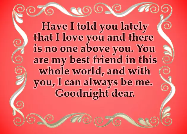 Good Night Love For Wife