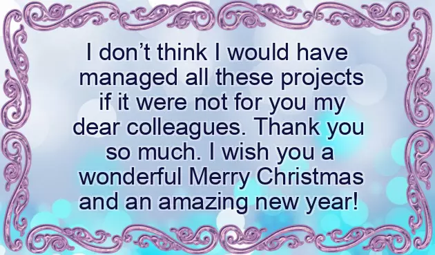 Merry Christmas Colleagues Merry Christmas Colleagues